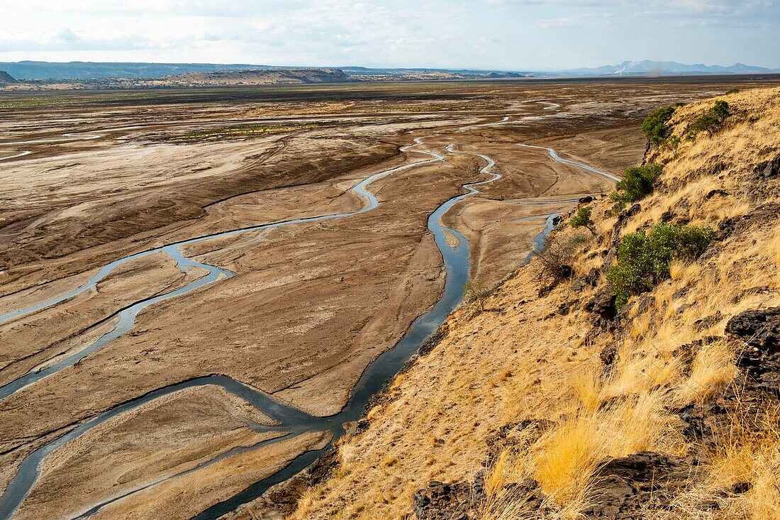 Kenia, Magadi-See, Grabenbruch, kleiner Magadi