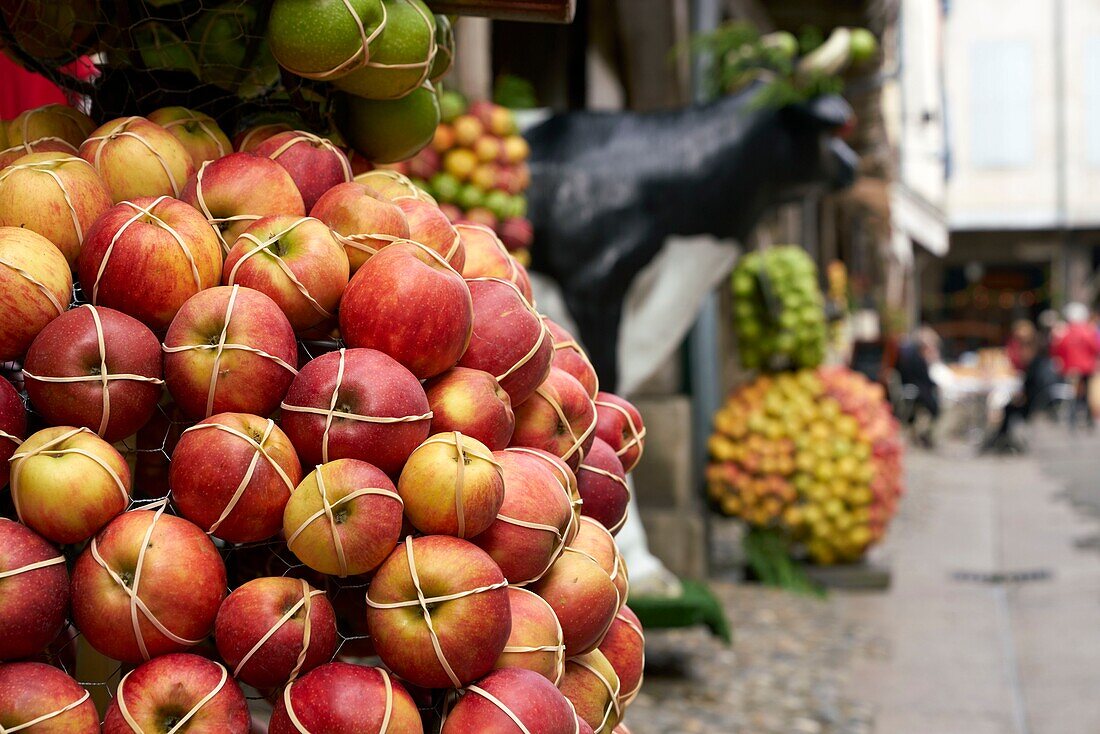 Frankreich, Ariege, Mirepoix, Apfelfest