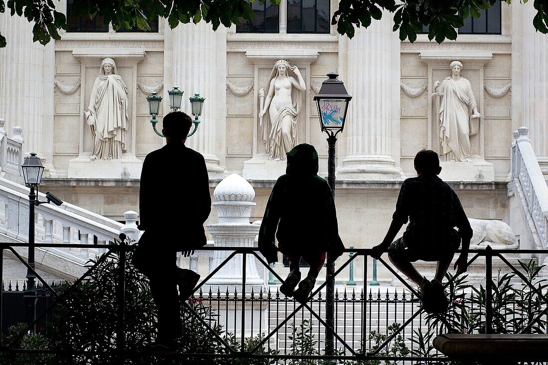 Frankreich, Paris, von der UNESCO zum Weltkulturerbe erklärt, Ile de la Cite, Palais de Justice (Gerichtssaal)