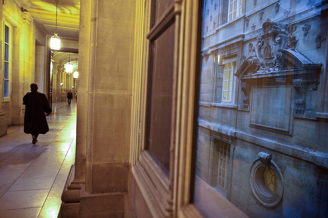 Frankreich, Paris, von der UNESCO zum Weltkulturerbe erklärt, Ile de la Cite, Palais de Justice (Gerichtssaal)