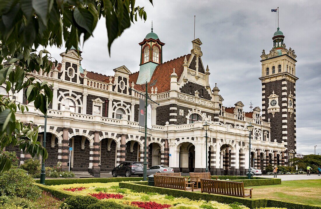 Neuseeland, Südinsel, Region Otago, Dunedin, Eisenbahnstation