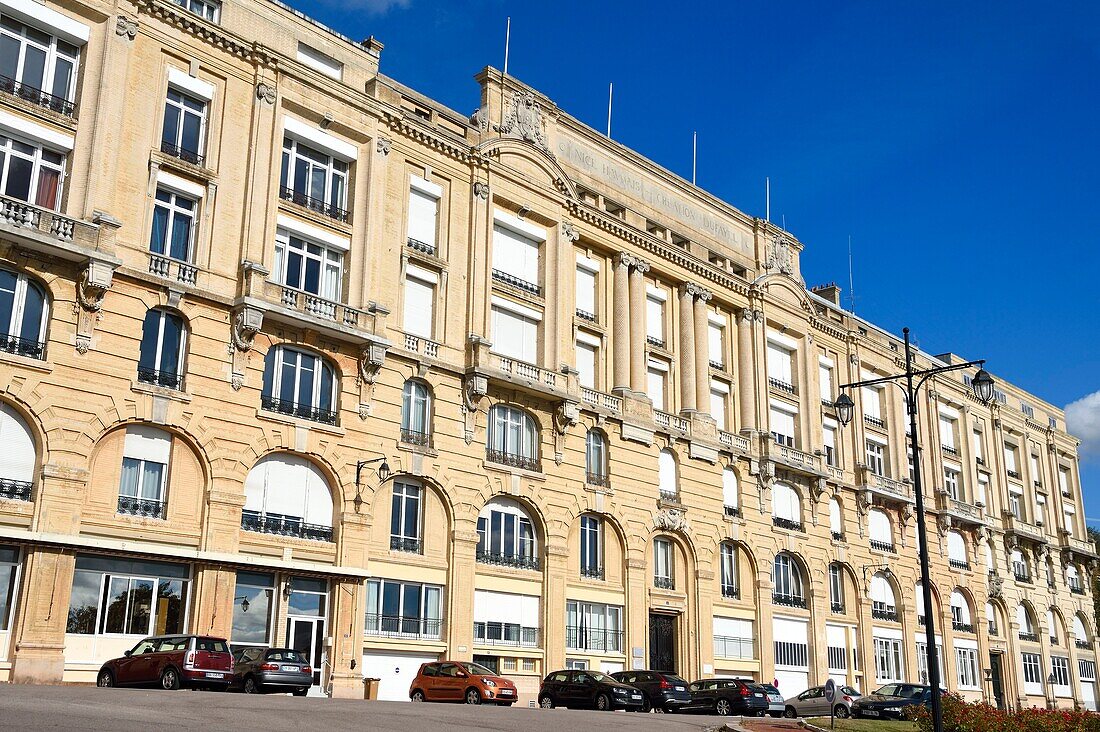 France, Seine Maritime, Sainte-Adresse nearby Le Havre, the Building Dufayel where the Belgian government settled from October 1914 to November 1918, Sainte Adresse was administrative capital of occupied Belgium during the First World War