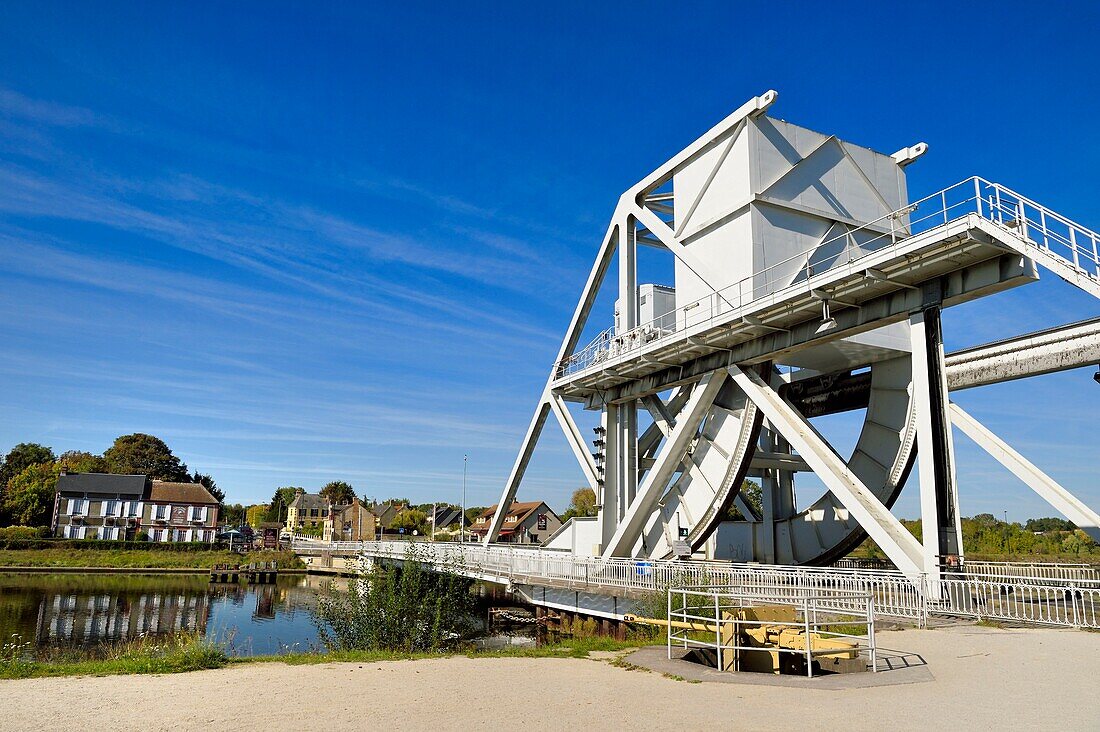 France, Calvados, bridge of Ranville Benouville, Pegasus Bridge (World War II)