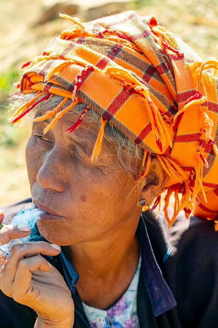 Myanmar (Burma), Shan State, Inle Lake, Thang Tau Village Market