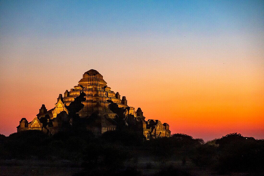 Myanmar (Burma), Region Mandalay, Bagan, buddhistische archäologische Stätte, die von der UNESCO zum Weltkulturerbe erklärt wurde, Dhammayangi-Tempel