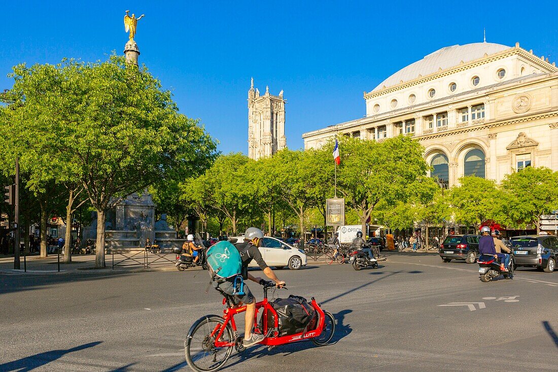 Frankreich, Paris, der Chatelet-Platz