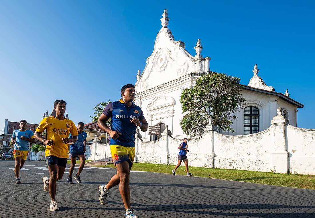 Sri Lanka, Südprovinz, Galle, Galle Fort oder Dutch Fort, von der UNESCO zum Weltkulturerbe erklärt, Niederländisch-Reformierte Kirche oder Groote Kerk, von den Niederländern 1755 erbaut