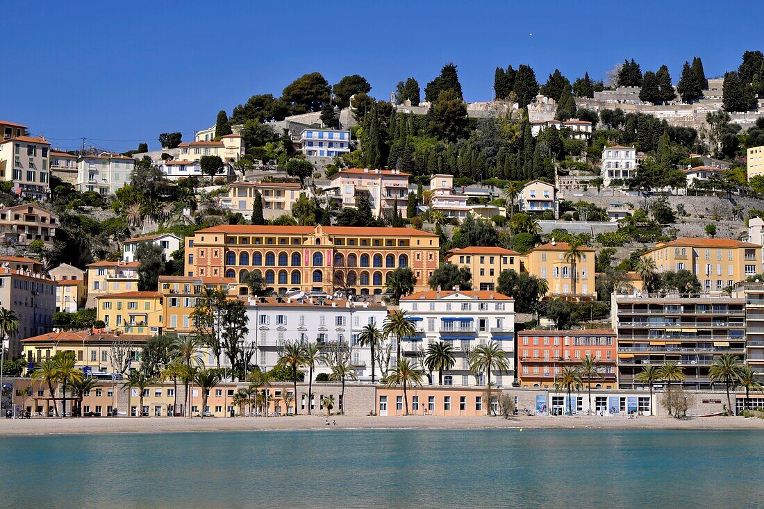 France, Alpes Maritimes, Menton, Garavan Bay, Porte de France, Garavan Boulevard, the Sciences Po building