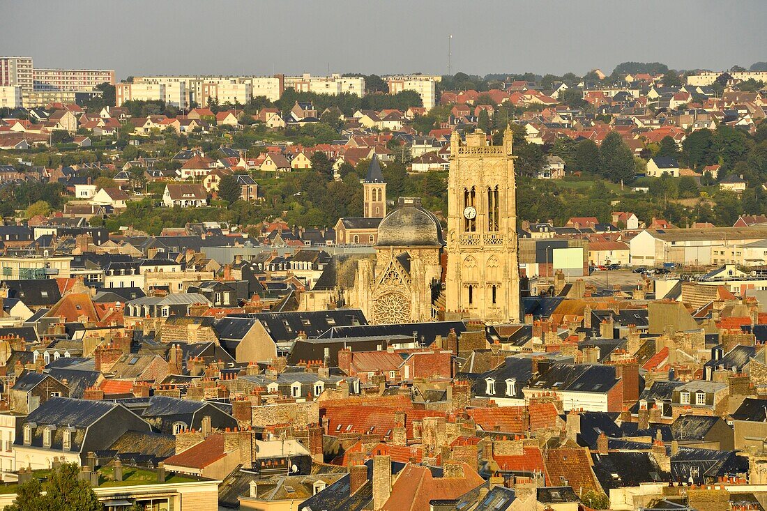 France, Seine Maritime, Pays de Caux, Cote d'Albatre, Dieppe, Saint Jacques church from the 13th century