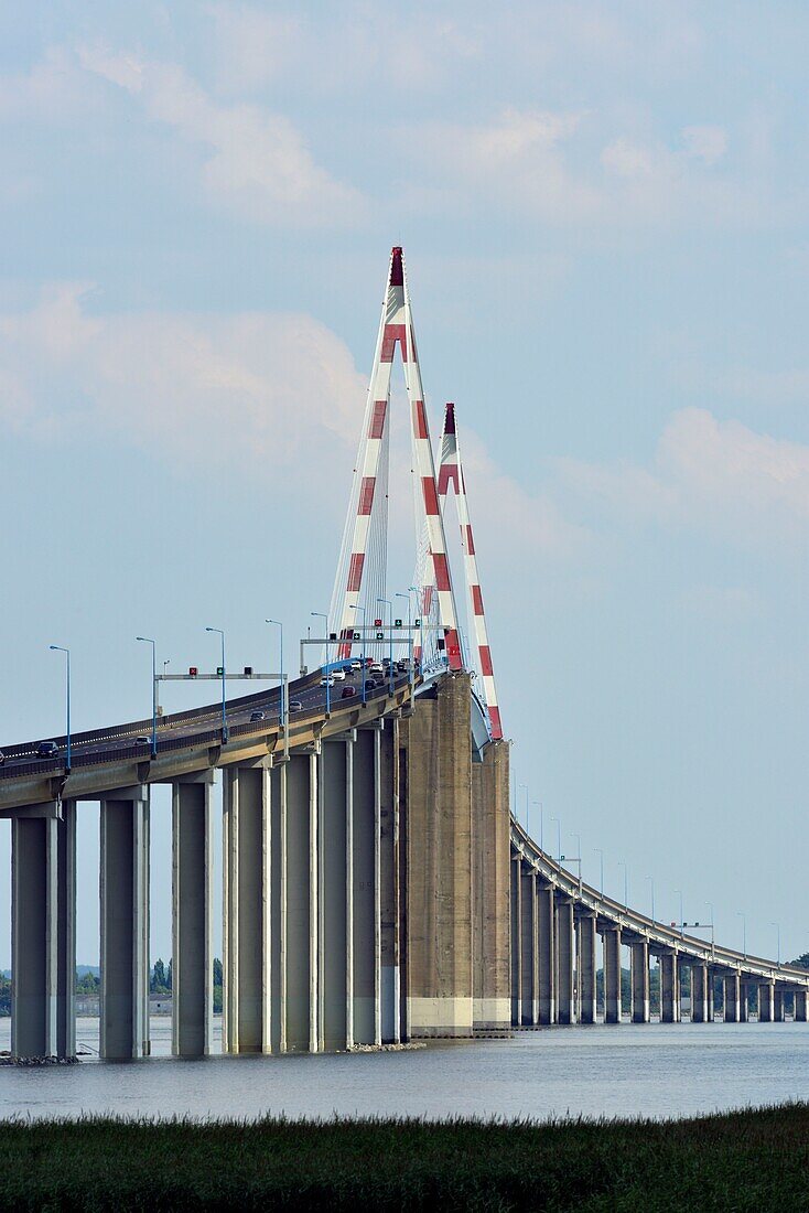 France, Loire Atlantique, Saint Nazaire, bridge of Saint Nazaire