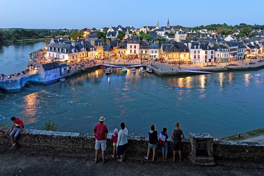 Frankreich, Morbihan, Auray, Golf von Morbihan, Hafen von Saint Goustan