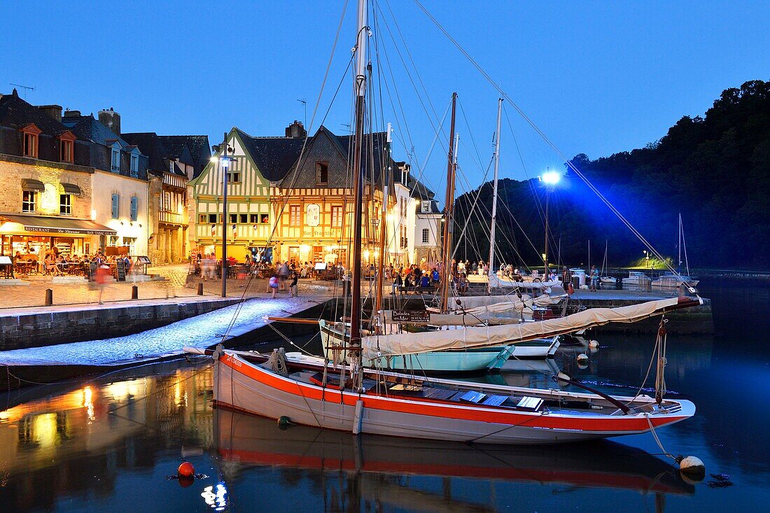 Frankreich, Morbihan, Auray, Golf von Morbihan, Hafen von Saint Goustan