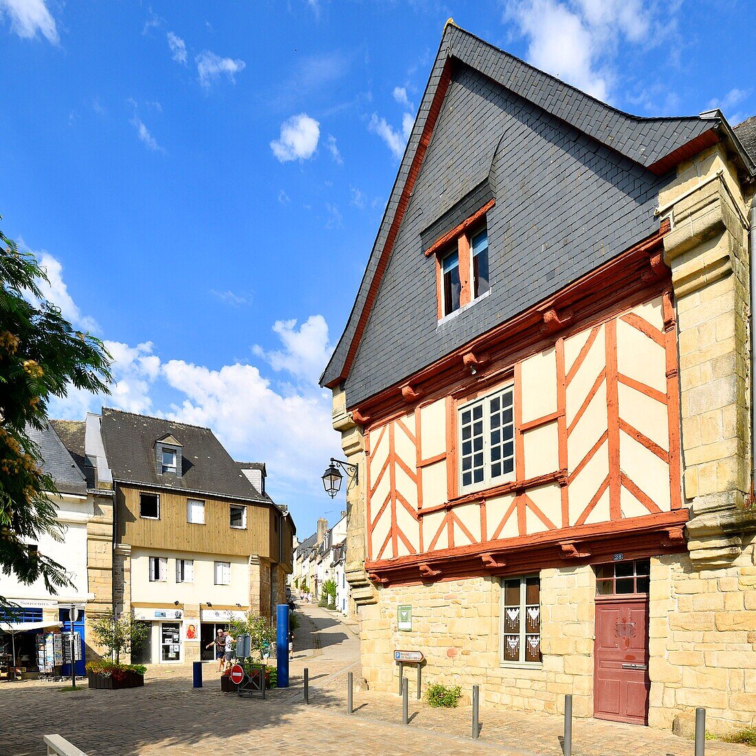 Frankreich, Morbihan, Auray, Golf von Morbihan, Hafen von Saint Goustan