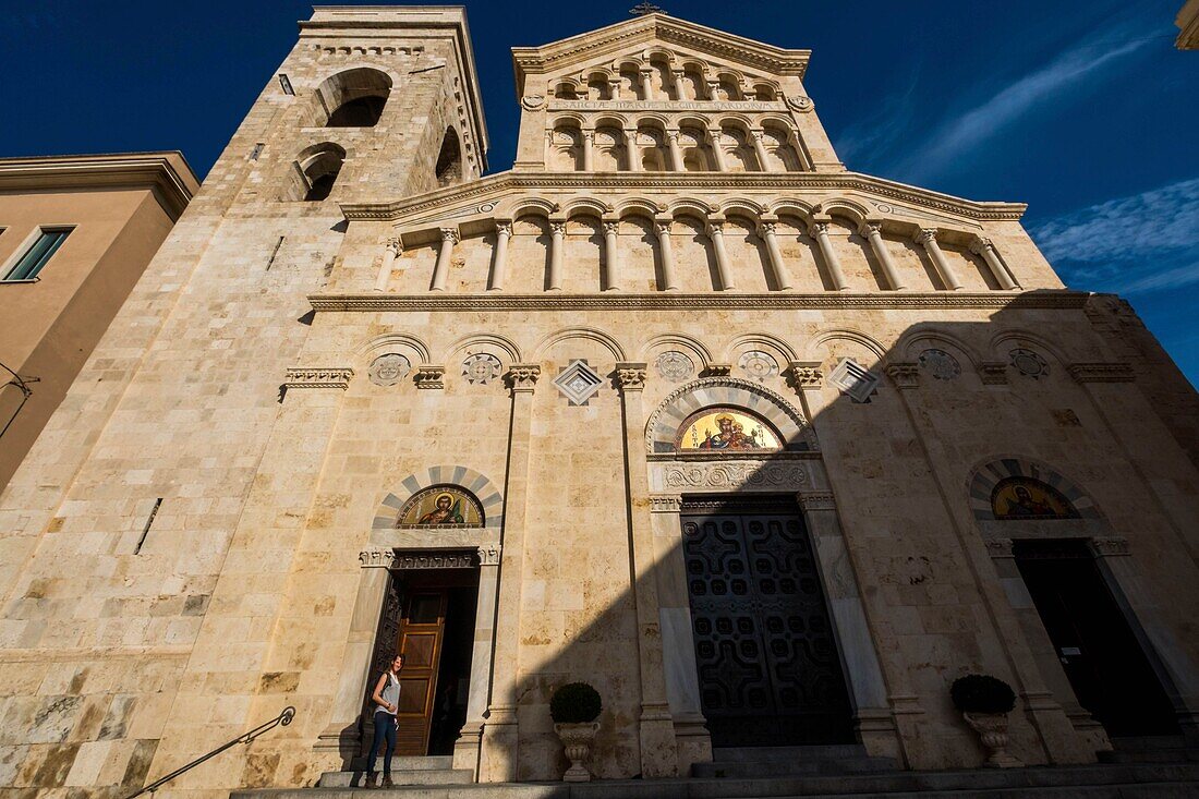 Italy, Sardinia, Cagliari, high city, Santa Maria cathedral, from the 13th century