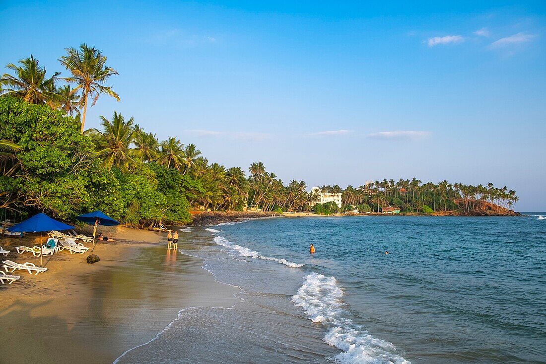 Sri Lanka, Südprovinz, Mirissa, Strand von Mirissa