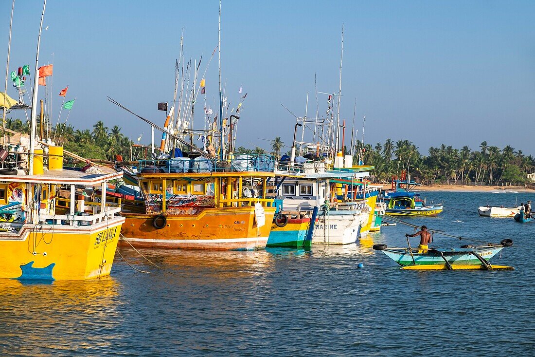 Sri Lanka, Southern province, Tangalle, the fishing harbour