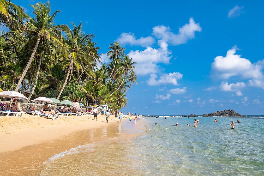 Sri Lanka, Southern province, Unawatuna, Dalawella beach