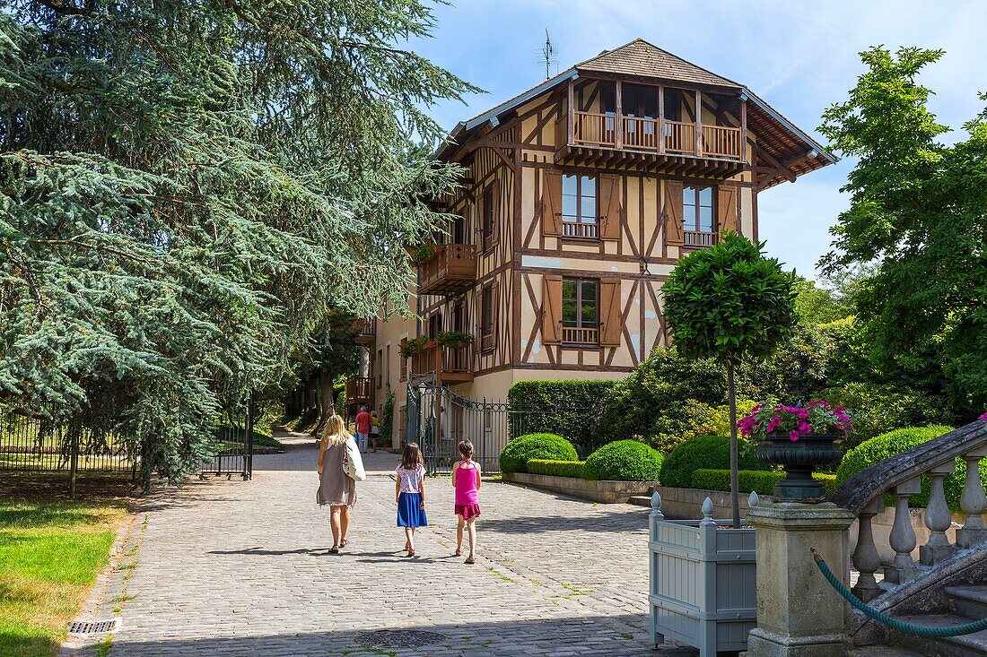 Frankreich, Hauts de Seine, Chatenay Malabry, Arboretum de la Vallee Aux Loups