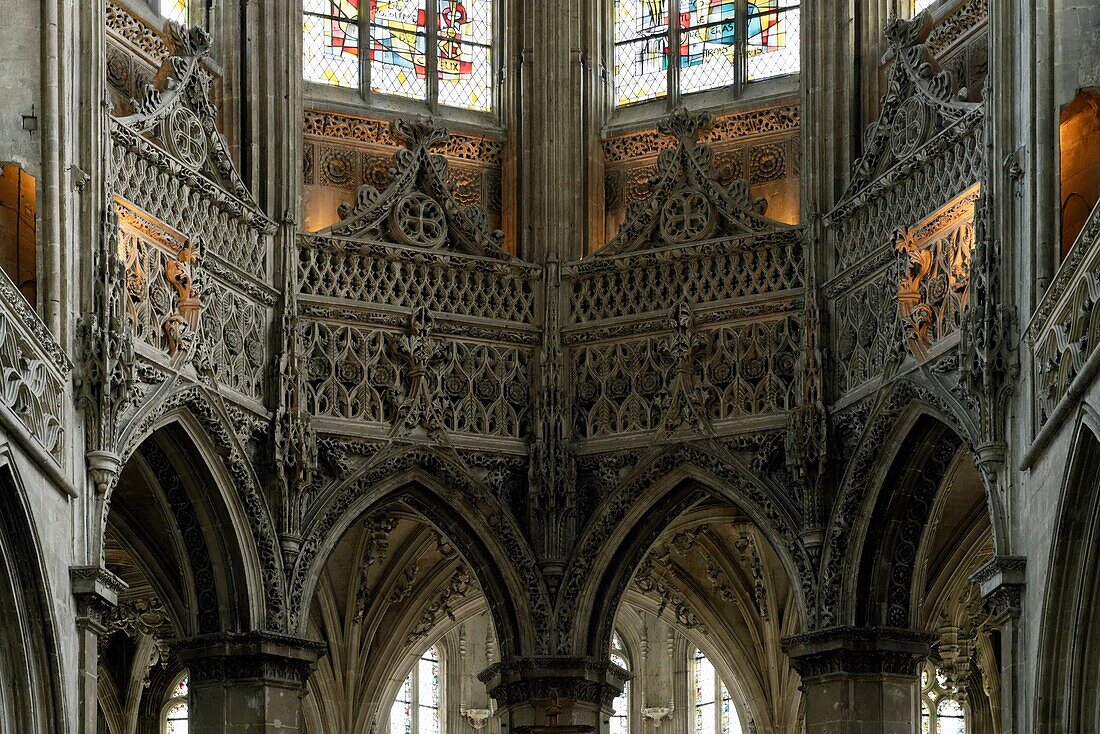 France, Calvados, Caen, Saint Pierre church