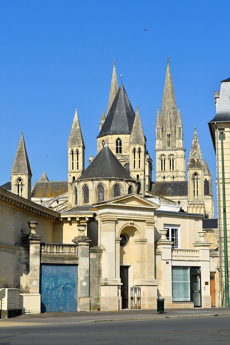 France, Calvados, Caen, Abbaye aux Hommes (Men Abbey), Saint Etienne abbey church