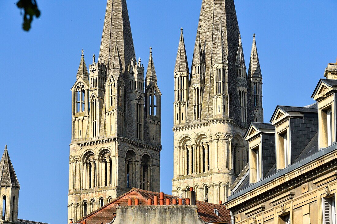 France, Calvados, Caen, Abbaye aux Hommes (Men Abbey), Saint Etienne abbey church