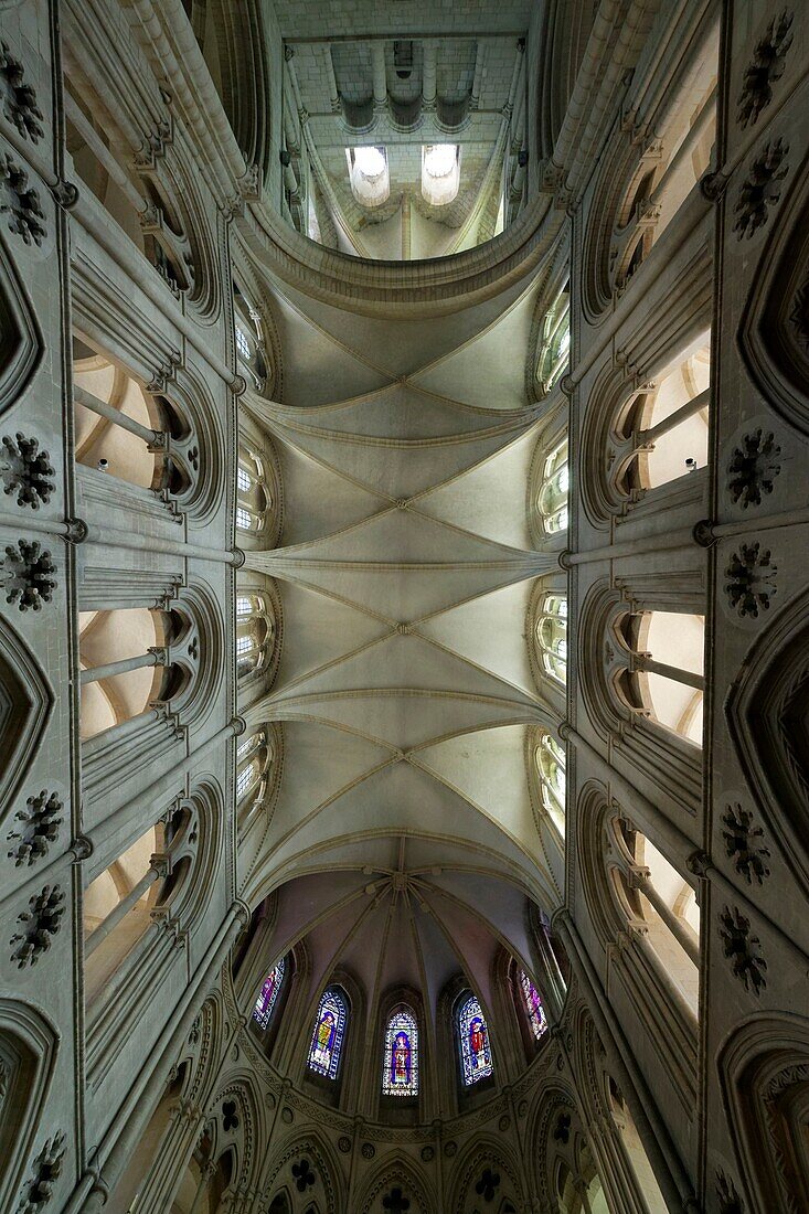 France, Calvados, Caen, Abbaye aux Hommes (Men Abbey), Saint Etienne abbey church