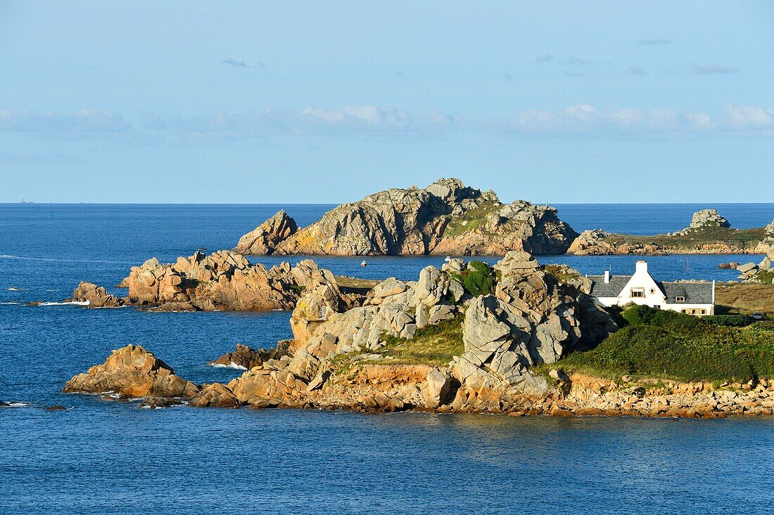 Frankreich, Finistere, Bucht von Morlaix, Plougasnou, Pointe de Diben