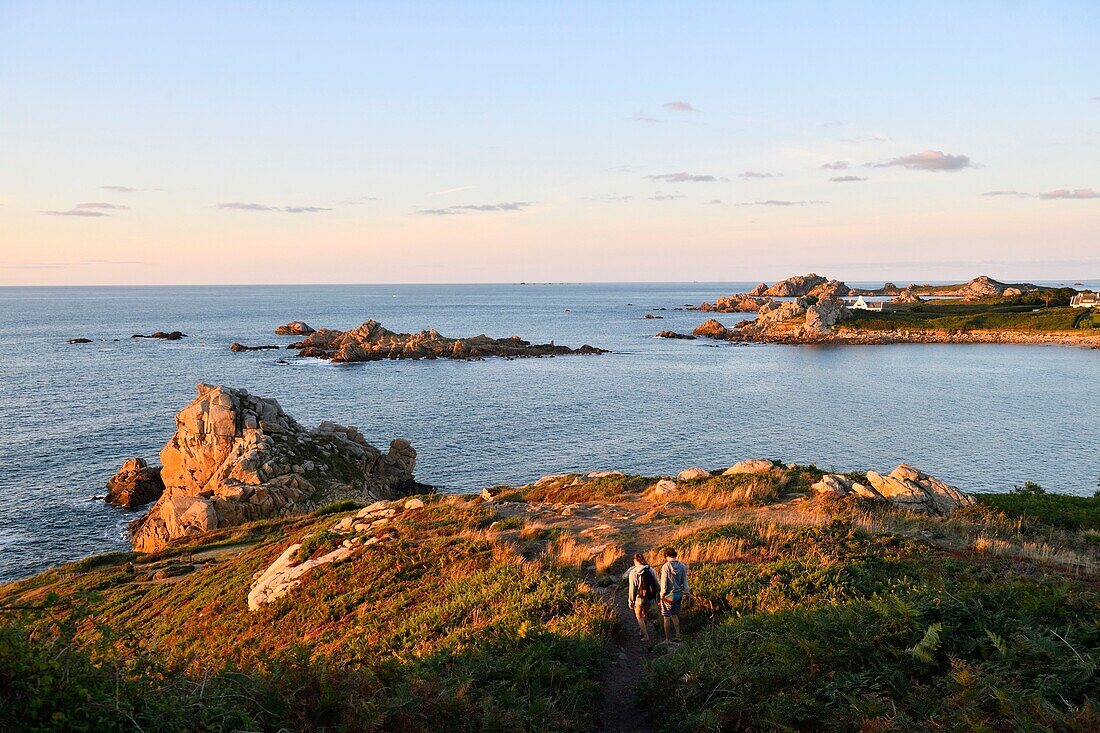 France, Finistere, Morlaix bay, Plougasnou, Pointe de Diben