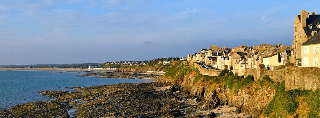 Frankreich, Manche, Cotentin, Granville, die Oberstadt auf einer felsigen Landzunge an der östlichen Spitze der Bucht von Mont Saint Michel