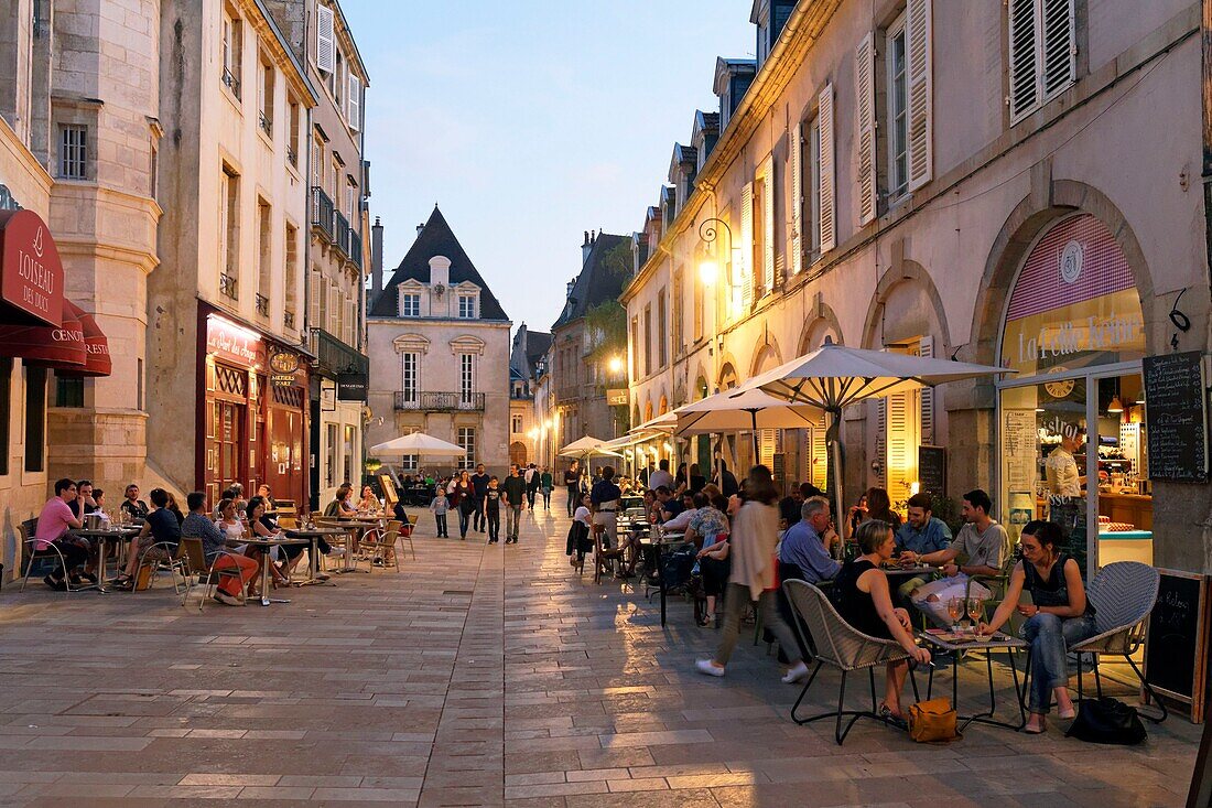 Frankreich, Cote d'Or, Dijon, von der UNESCO zum Welterbe erklärtes Gebiet, rue Vauban