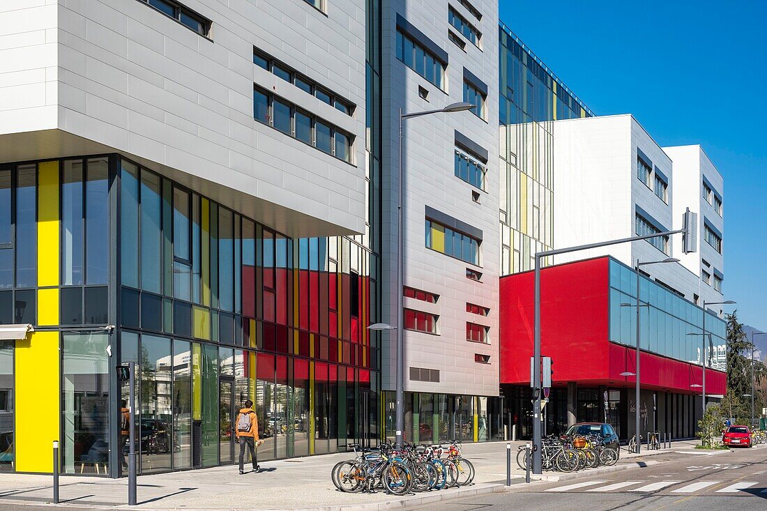 France, Isere, Grenoble, Polygone Scientifique district or Grenoble Presqu'île district, avenue des Martyrs, National School of Energy, Water and Environment