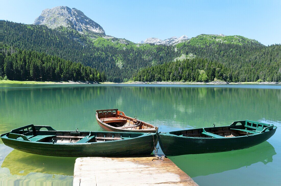 Montenegro, region of Durmitor, Black Lake in Durmitor National Park