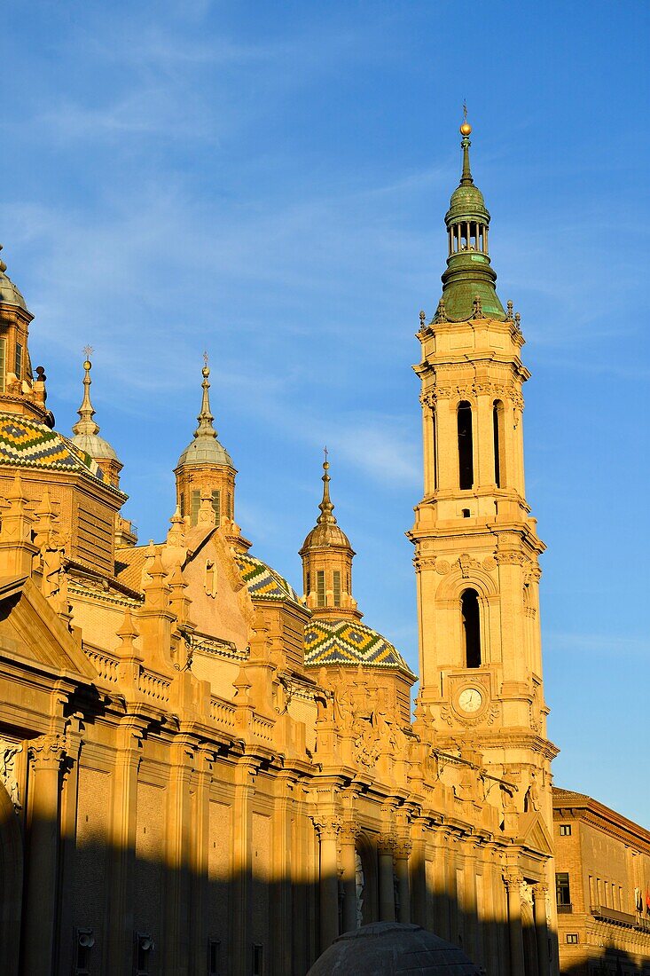 Spain, Aragon Region, Zaragoza Province, Zaragoza, Basilica de Nuestra Senora de Pilar