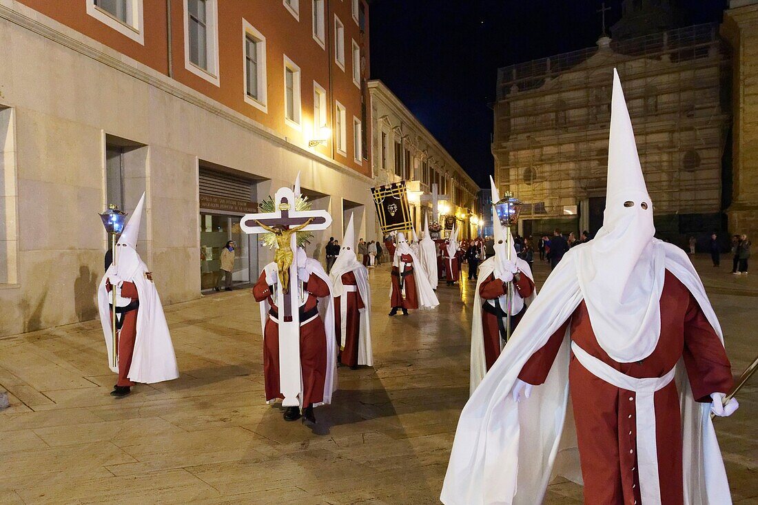 Spain, Aragon Region, Zaragoza Province, Zaragoza, Semana Santa (Holy Week) celebrations