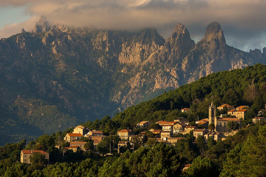 France, Corse du Sud, Alta Rocca, Zonza and Bavella Needles