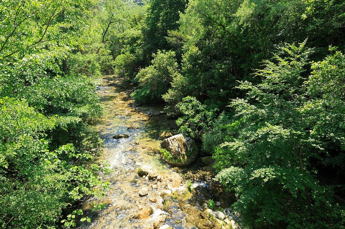 France, Alpes Maritimes, Saint Cezaire sur Siagne, Gorges of Siagne