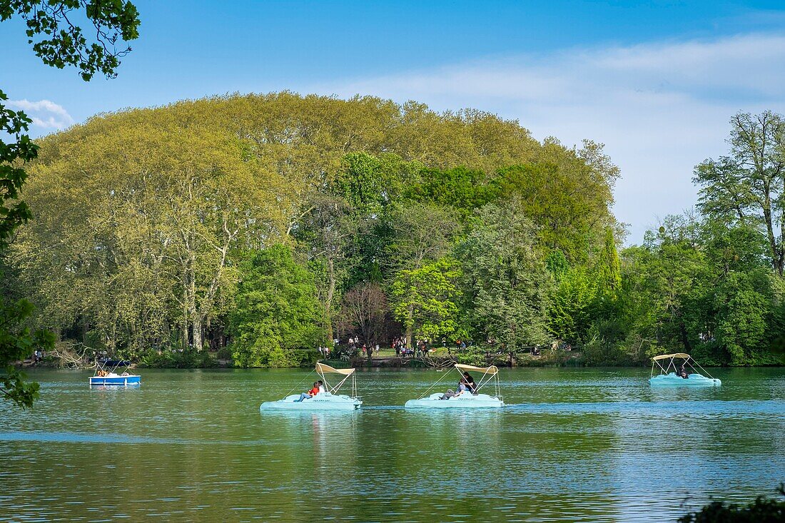 Frankreich, Rhône, Lyon, 6. Arrondissement, Parc de la Tête d'Or (Park des Goldenen Kopfes)