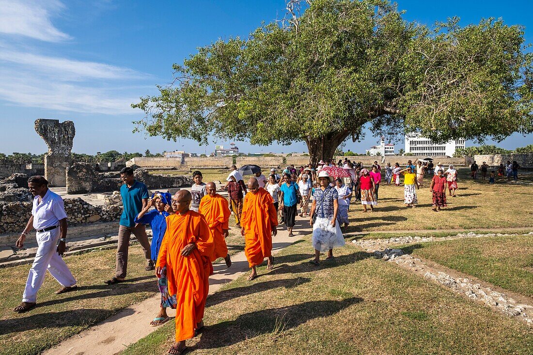 Sri Lanka, Northern province, Jaffna, Jaffna Fort or Dutch fort, built in 1618 by the Portuguese and occupied in 1658 till the end of the 18th century by the Dutch