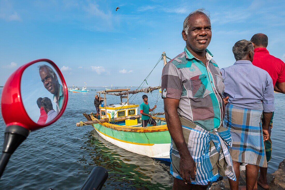 Sri Lanka, Northern province, Jaffna, fishing harbour