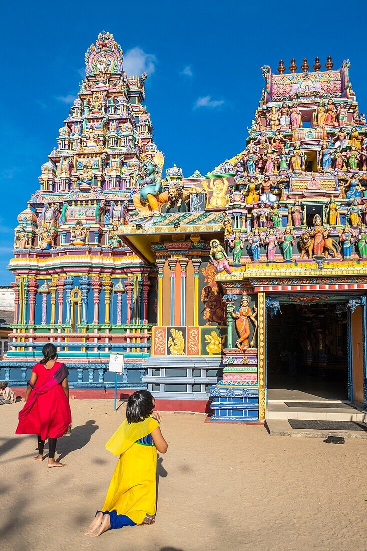 Sri Lanka, Eastern province, Trincomalee (or Trinquemalay), Pathirakali Amman Hindu temple