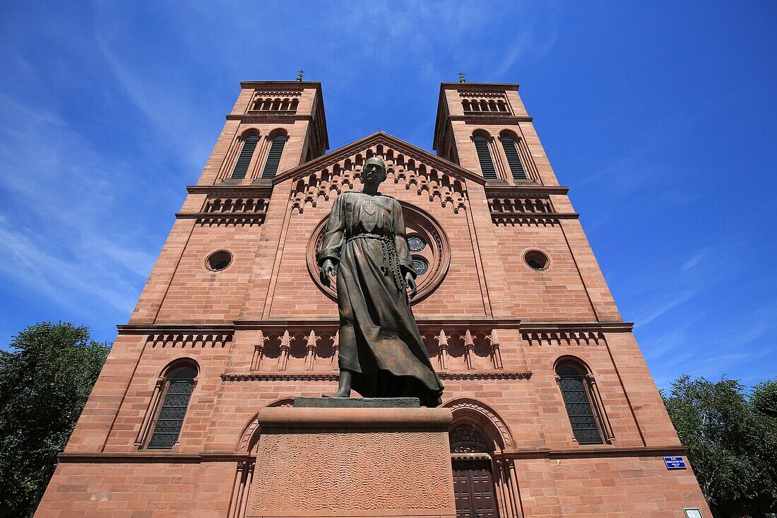 Frankreich, Bas Rhin, Straßburg, Stadtteil Neustadt aus der deutschen Zeit, von der UNESCO zum Weltkulturerbe erklärt, Bains Municipaux (1901)