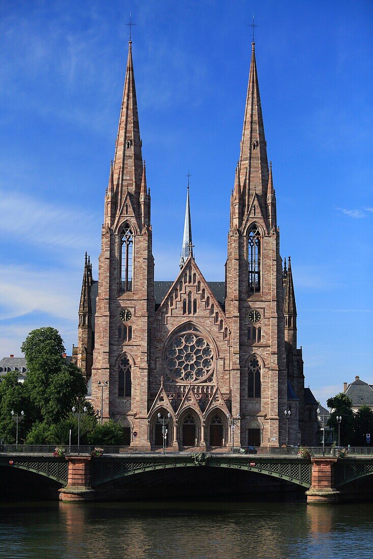 Frankreich, Bas Rhin, Straßburg, Stadtteil Neustadt aus der deutschen Zeit, von der UNESCO zum Weltkulturerbe erklärt, Bains Municipaux (1901)