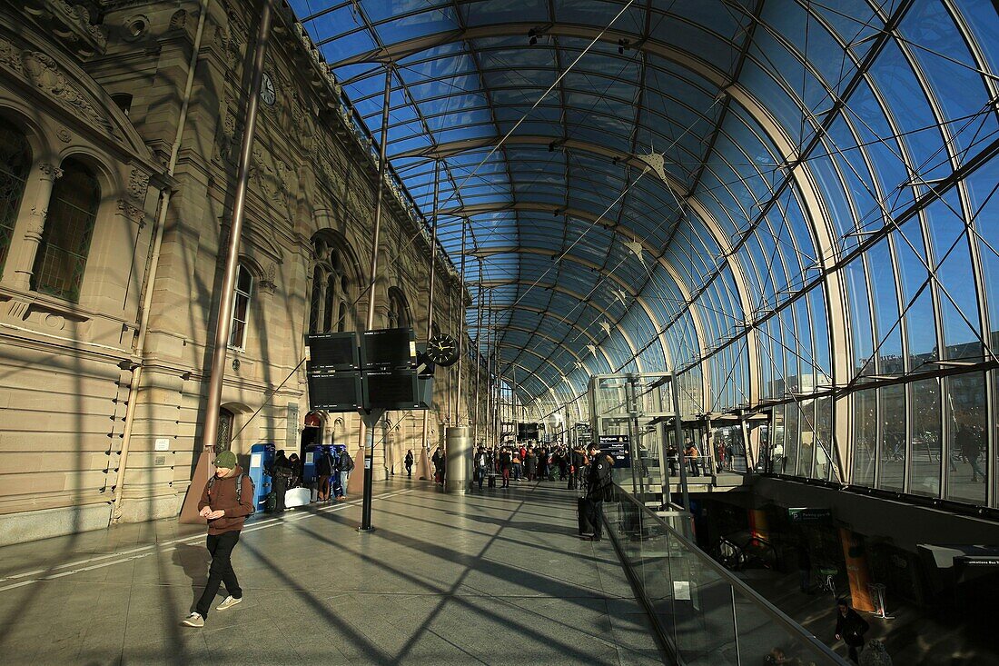 Frankreich, Bas Rhin, Straßburg, Bahnhof der SNCF