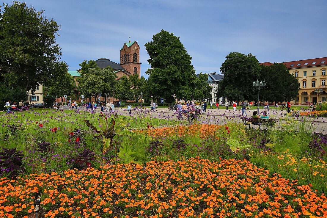 Deutschland, Baden Württemberg, Karlsruhe, der Friedrichplatz