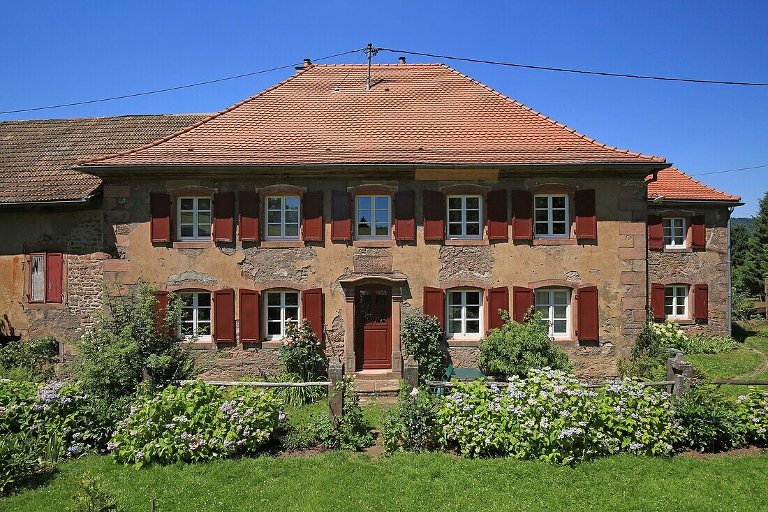 Frankreich, Bas Rhin, Der Mennonitenweg des Waldhauses Salm, Hof Kupferschmidt