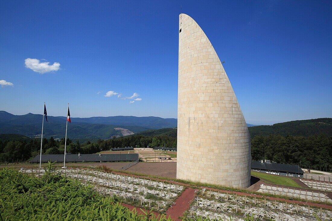 France, Bas Rhin, Natzwiller, Struthof KL Natzwiller camp and European Center for Deportee Resistance, Memorial to the Martyrs and Heroes of the Deportation