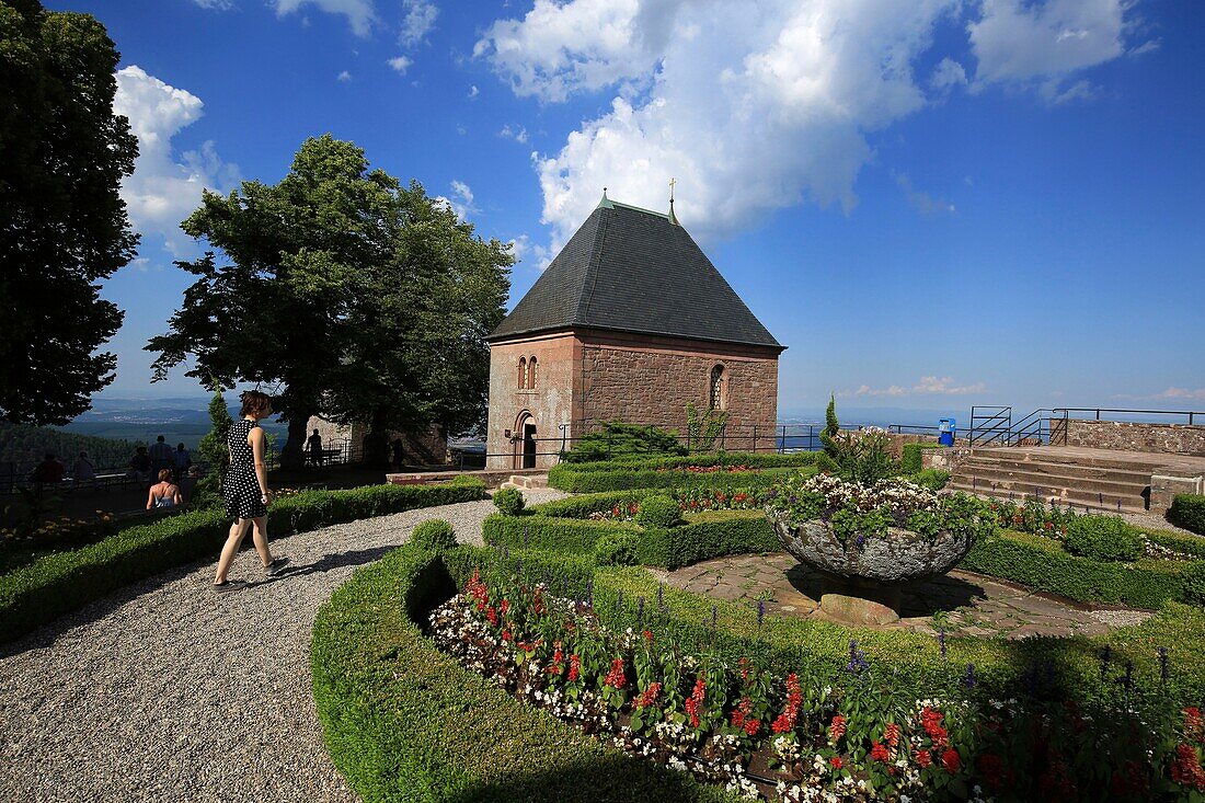 France, Bas Rhin, Mont Sainte Odile, Sainte Odile Convent, Chapel of Tears