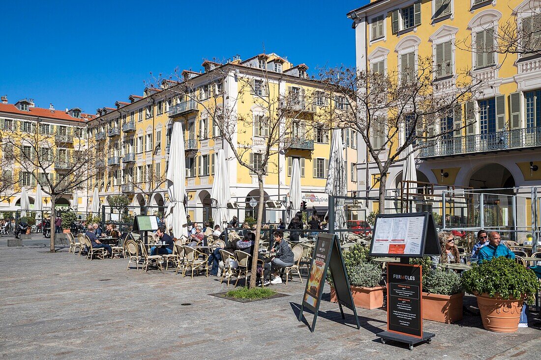France, Alpes Maritimes, Nice, listed as World Heritage by UNESCO, old Town district, Garibaldi square