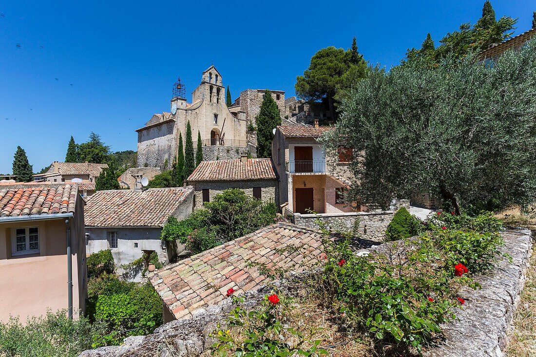 Frankreich, Vaucluse, Dorf Gigondas