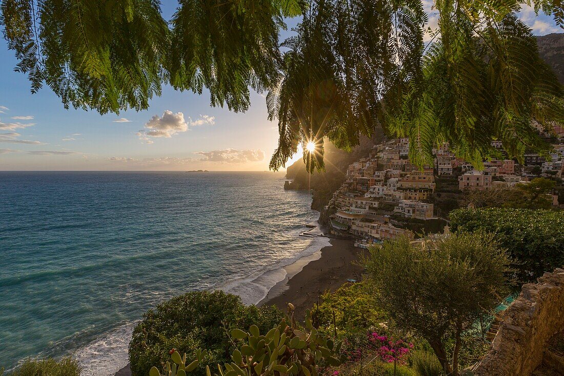 Italy, Campania, Amalfi Coast listed as World Heritage by UNESCO, Positano